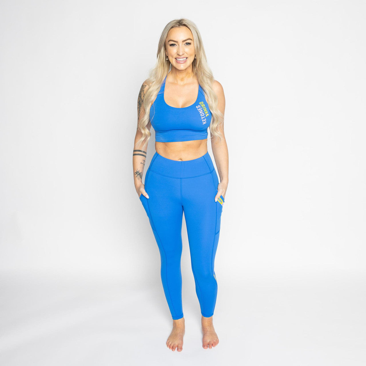 Drink Ketones Sports Bra *Blue*
