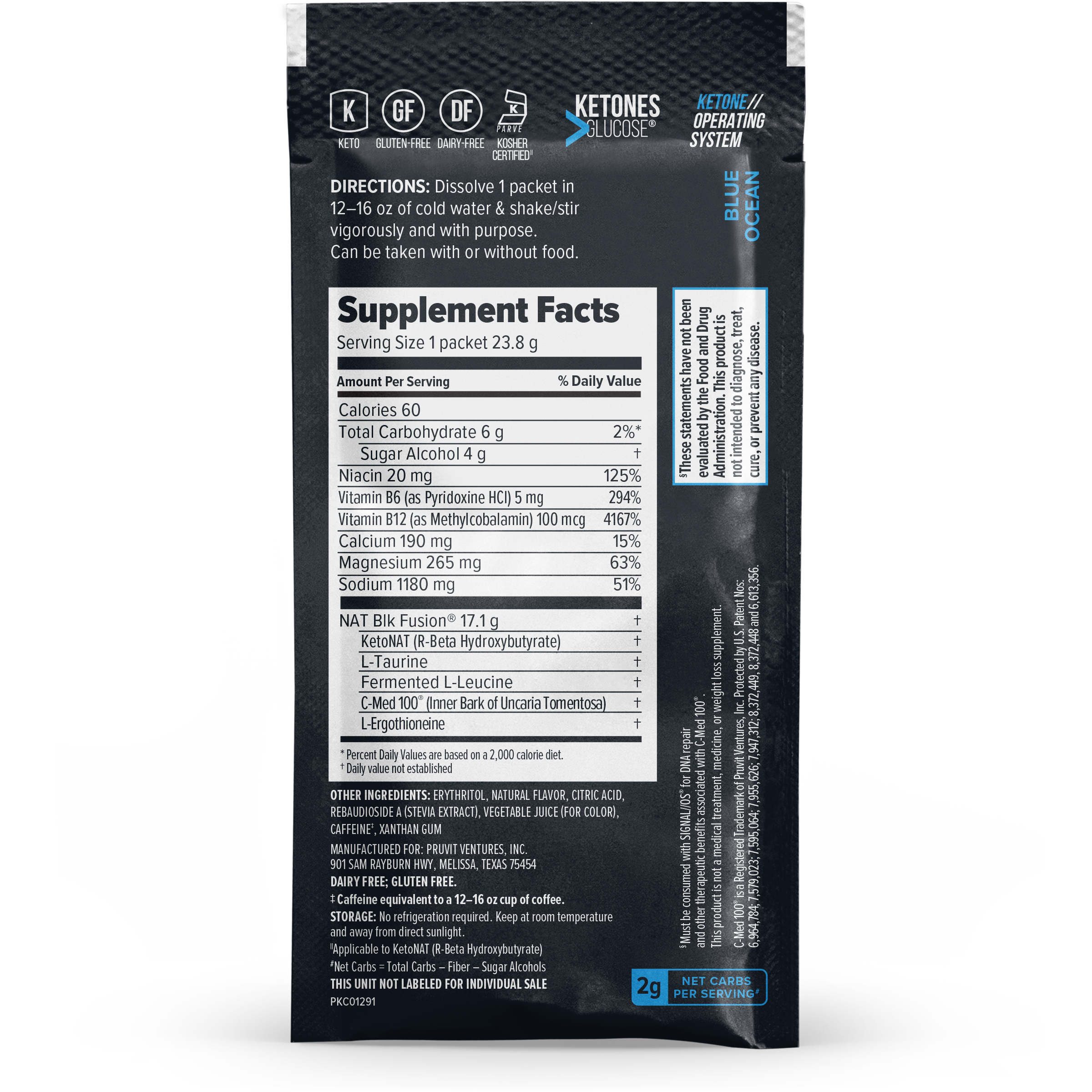 KETO//OS® Black Label Blue Ocean