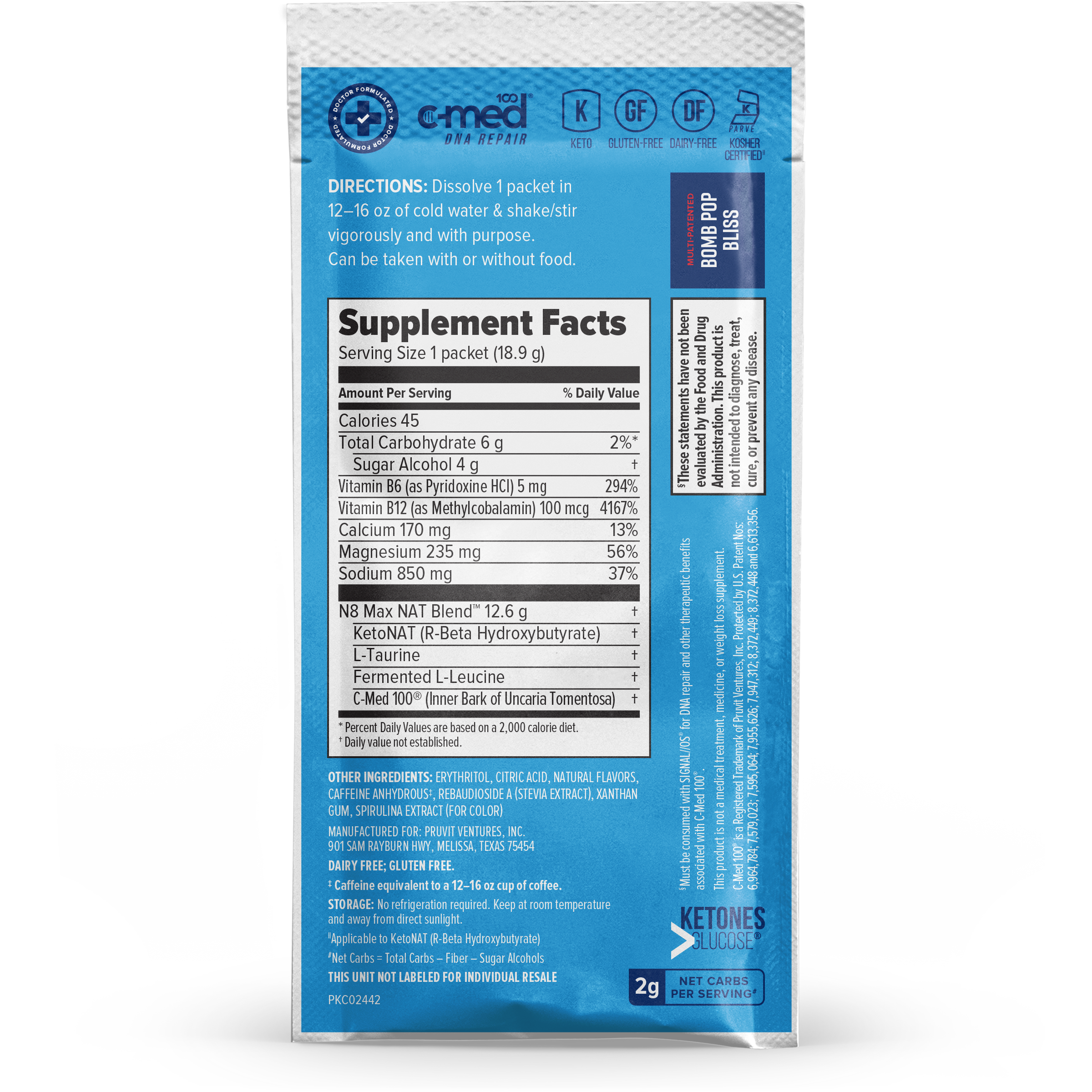 KETO//OS NAT® Bomb Pop Bliss