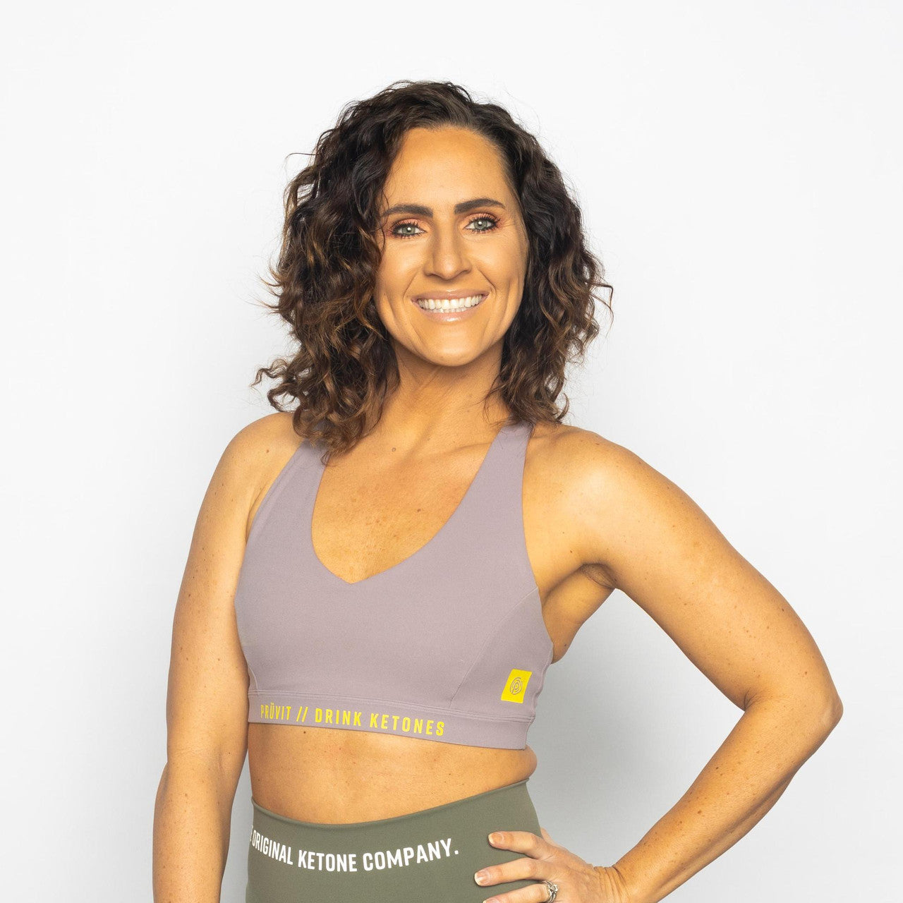 Ketones>Glucose Sports Bra *Purple/yellow*