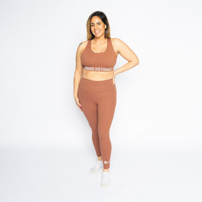 Pruvit on Ketones Leggings *Butter Brown*