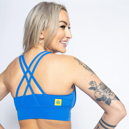 Drink Ketones Sports Bra *Blue*