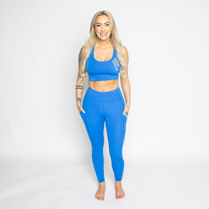 Drink Ketones Compression Leggings *Azure*