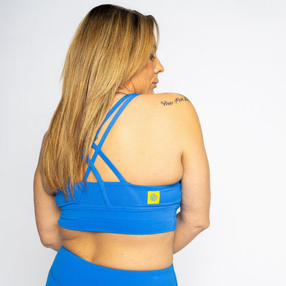 Drink Ketones Sports Bra *Blue*