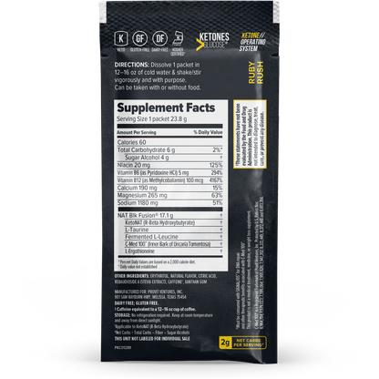 KETO//OS® Black Label Ruby Rush