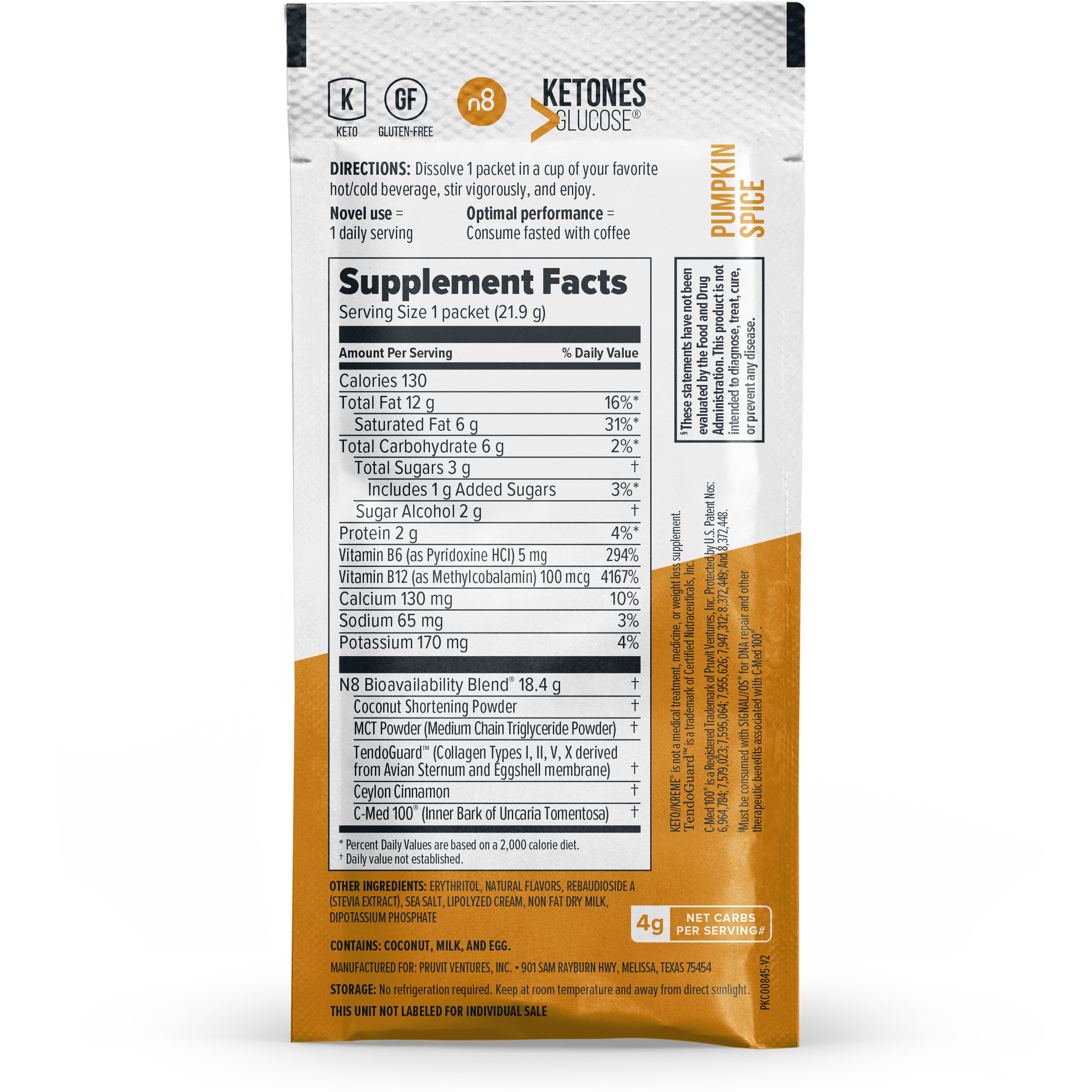 KETO//KREME® Pumpkin Spice