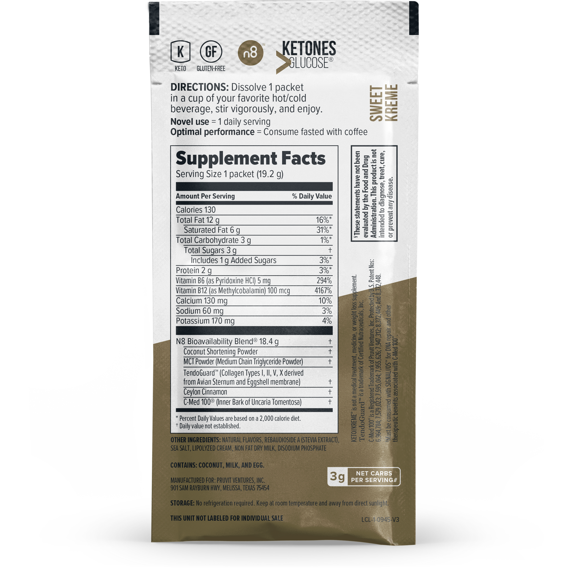 KETO//KREME® Sweet Kreme