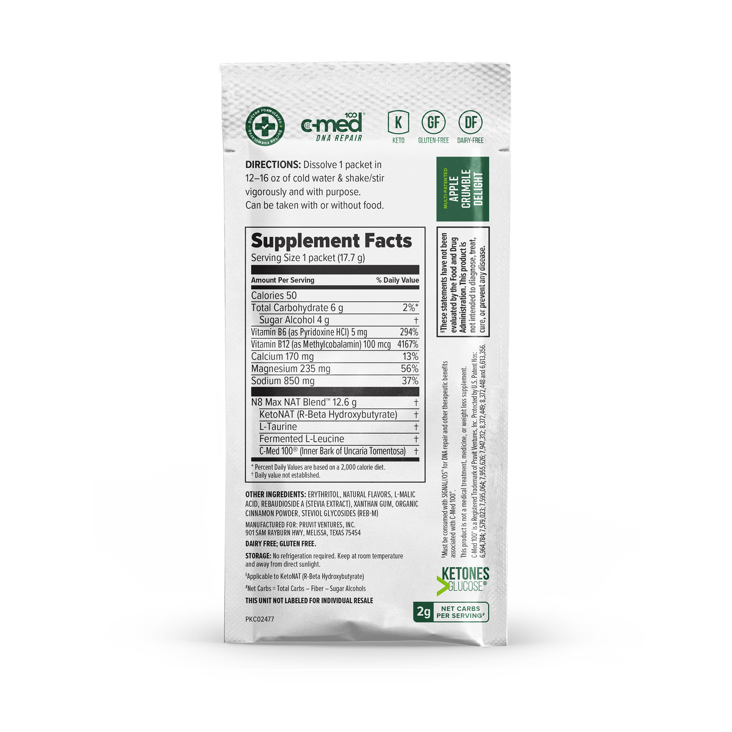 KETO//OS NAT® Apple Crumble Delight