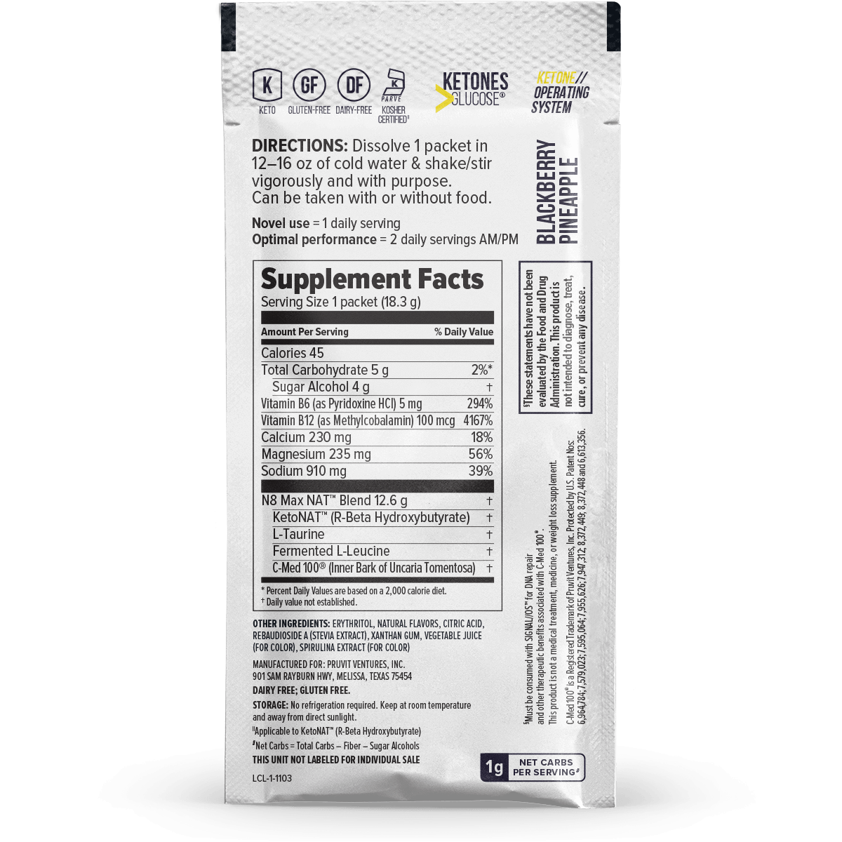 KETO//OS NAT® Blackberry Pineapple