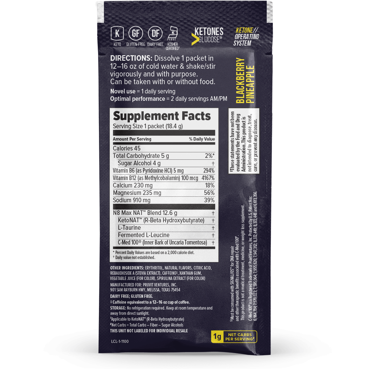 KETO//OS NAT® Blackberry Pineapple