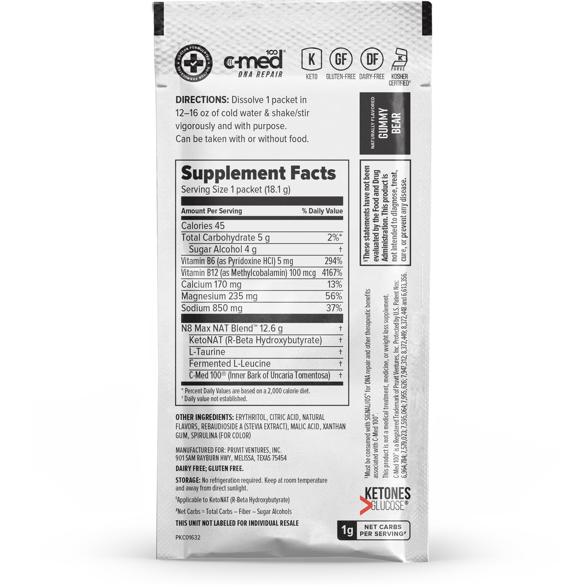 KETO//OS NAT® Gummy Bear