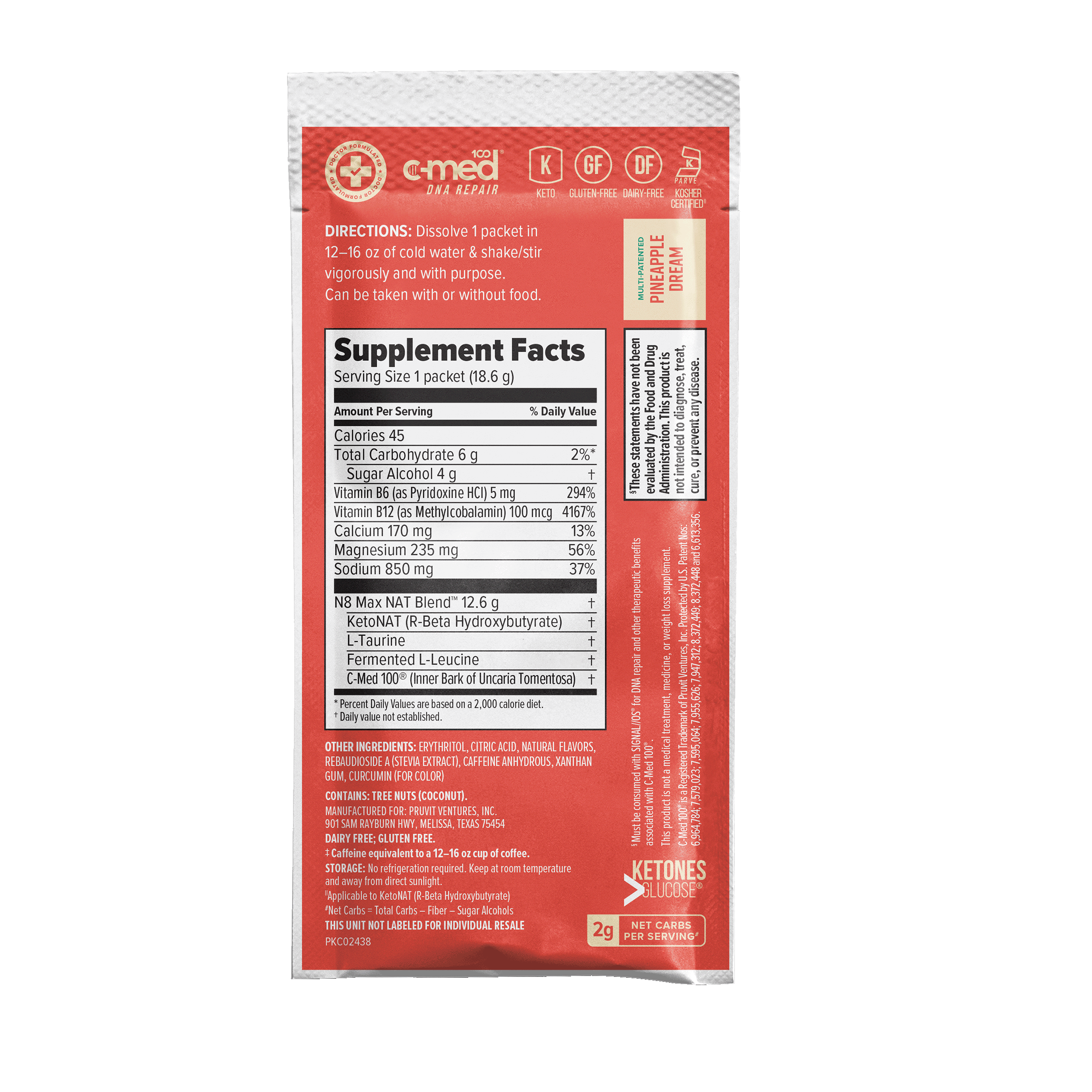 KETO//OS NAT® Pineapple Dream