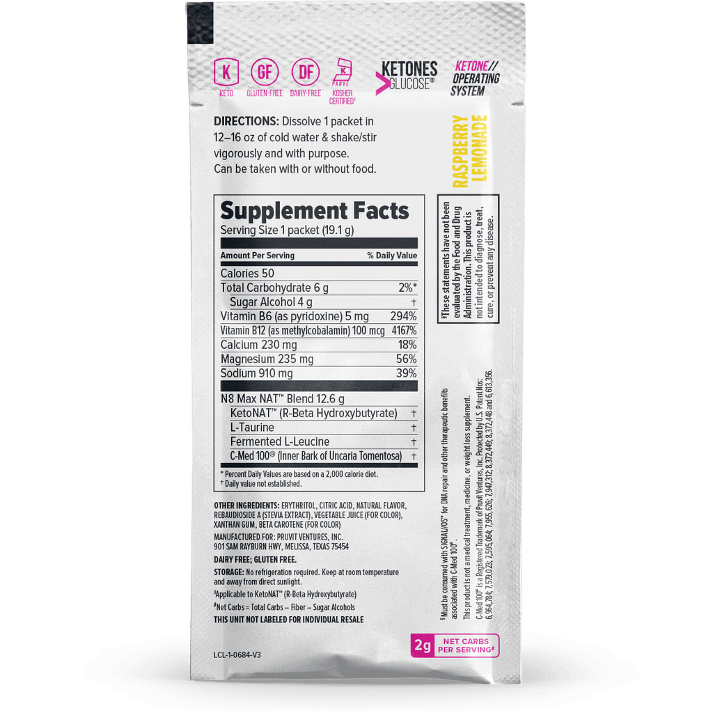 KETO//OS NAT® Raspberry Lemonade