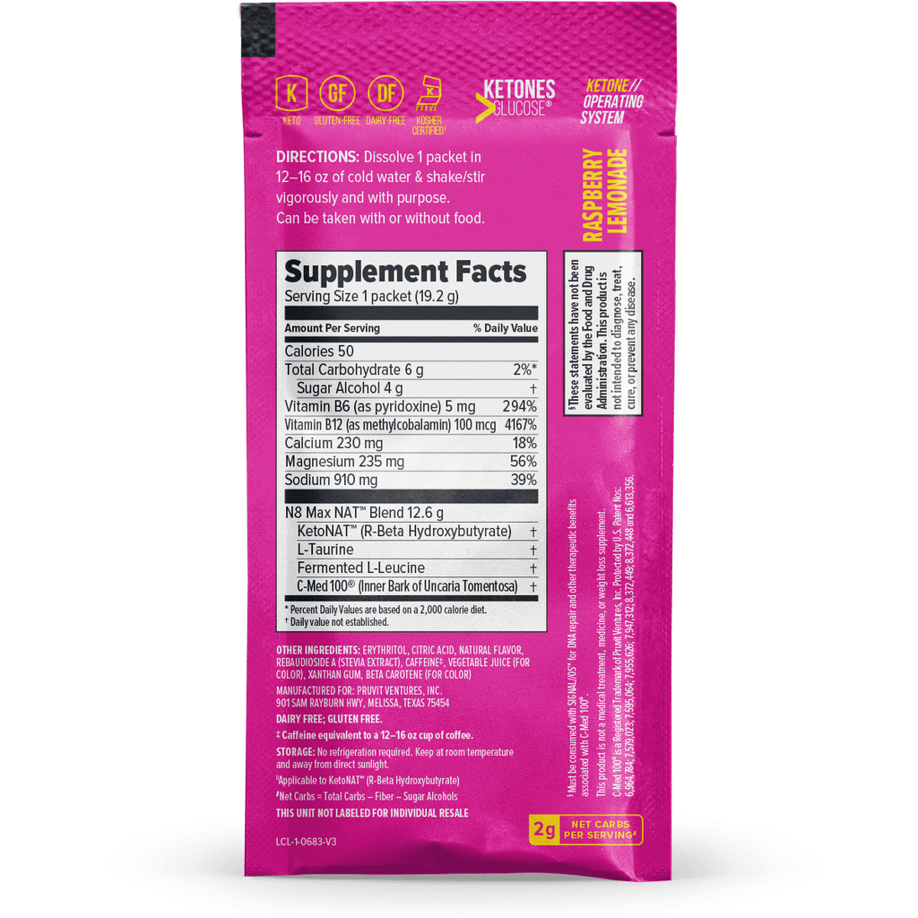 KETO//OS NAT® Raspberry Lemonade
