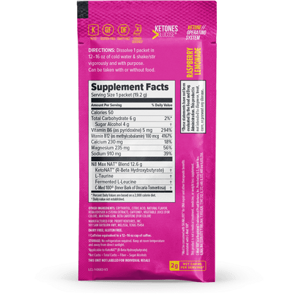 KETO//OS NAT® Raspberry Lemonade