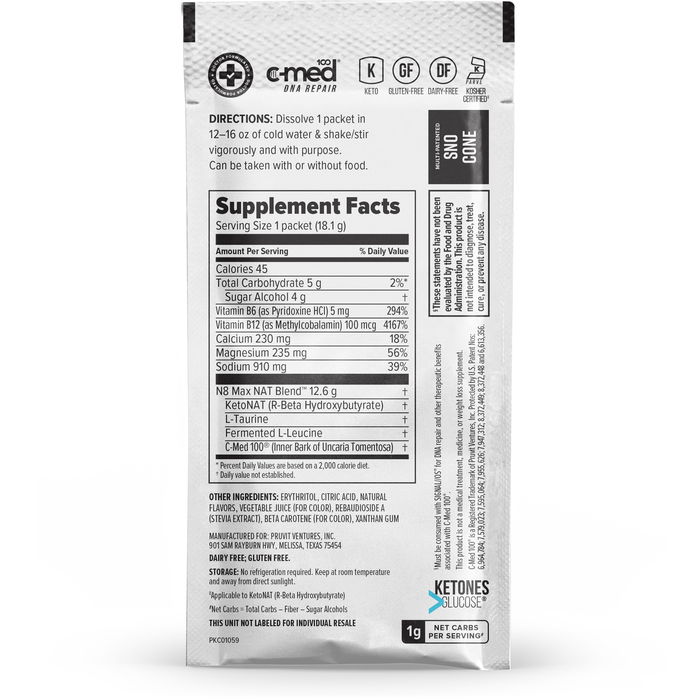 KETO//OS NAT® Sno Cone