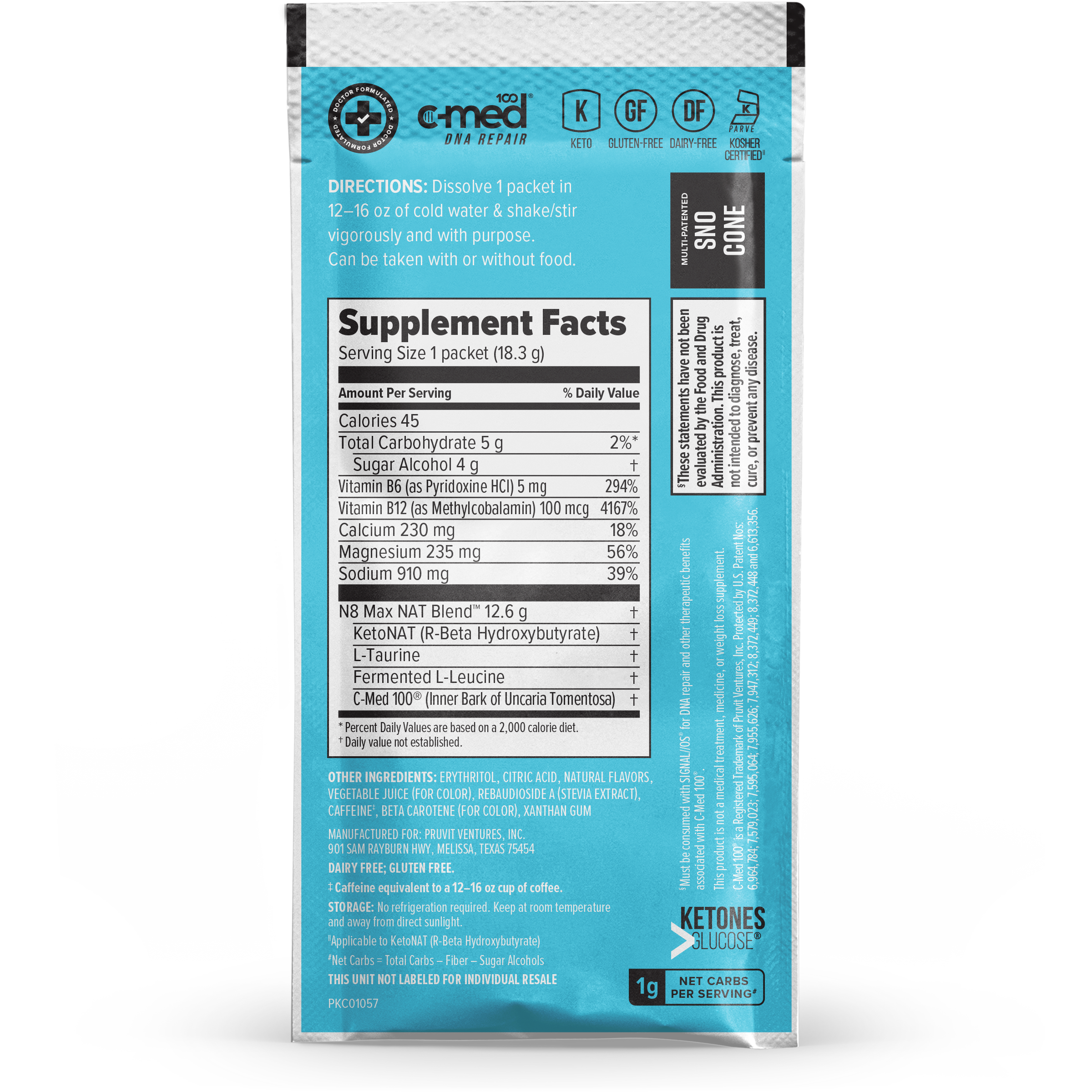 KETO//OS NAT® Sno Cone