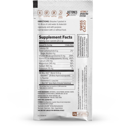 KETO//OS NAT® Swiss Cacao
