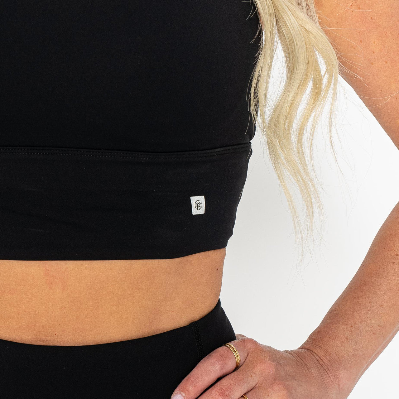 Inky Black Sports Bra