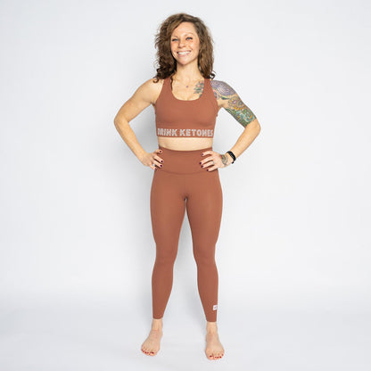 Pruvit on Ketones Leggings *Butter Brown*