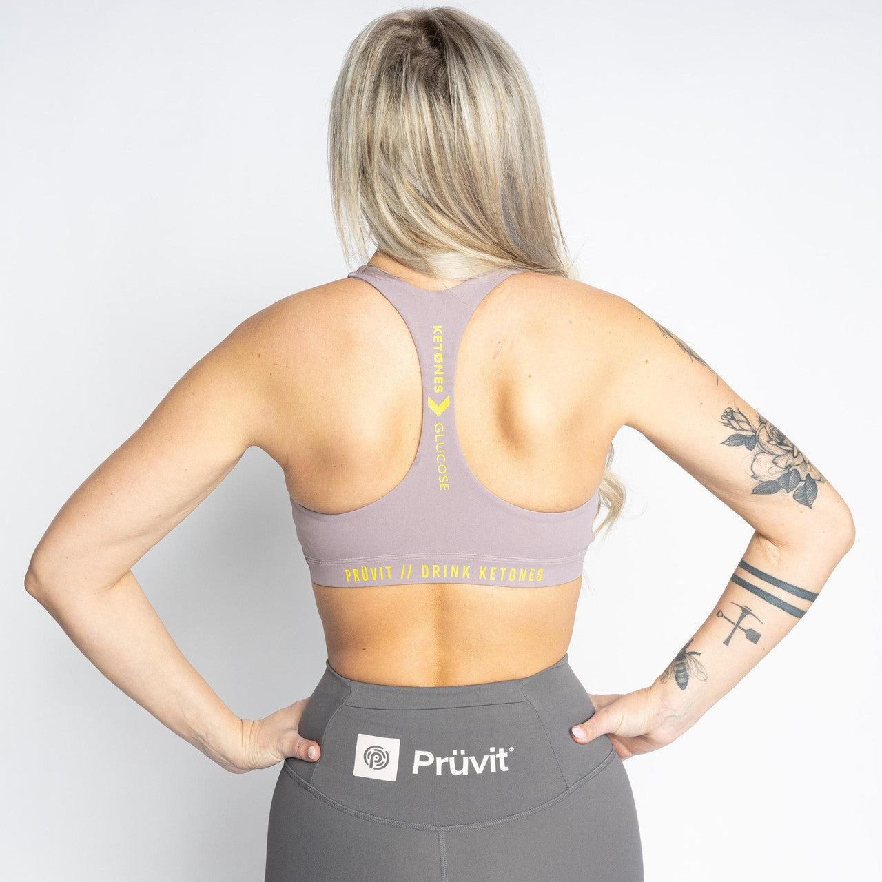 Ketones>Glucose Sports Bra *Purple/yellow*