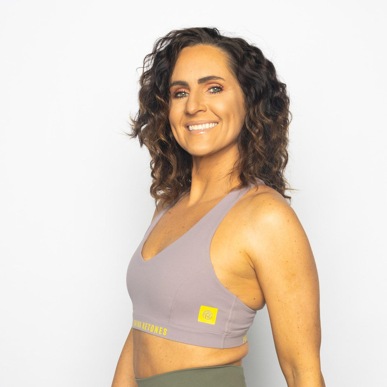 Ketones>Glucose Sports Bra *Purple/yellow*