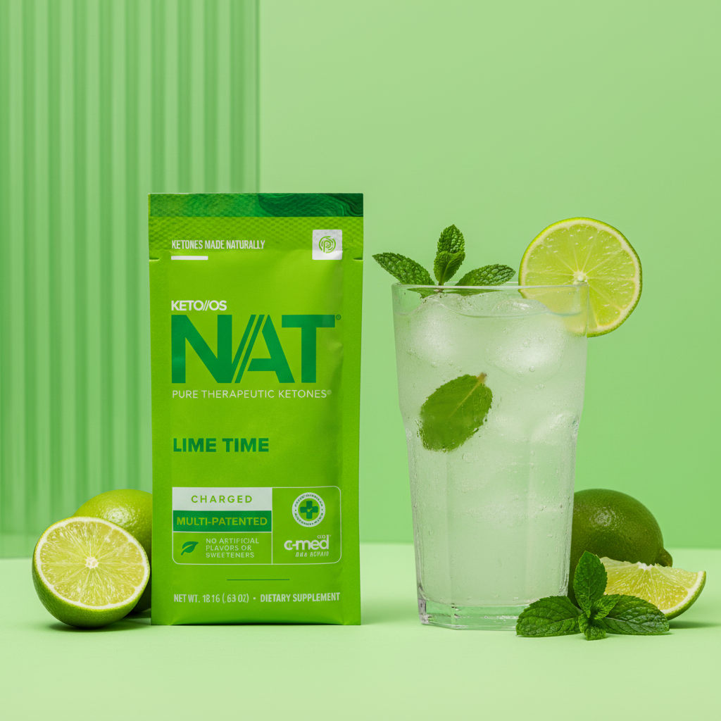 KETO//OS NAT Lime Time Sachet Product Photography